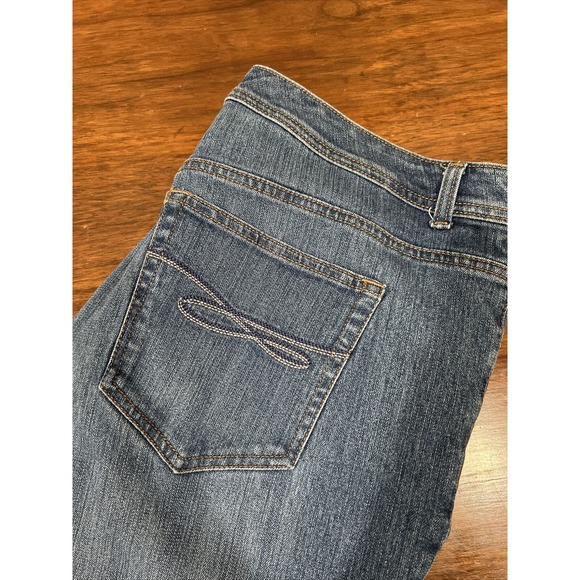 Style And Co. Denim Jeans Women 16 Petite Slim Leg Medium‎ Wash - Picture 2 of 10